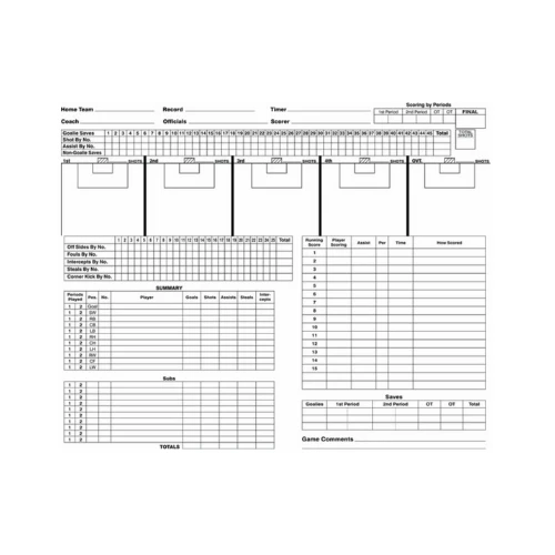 Big Red Soccer Scorebook Equipment 2 Big Red Soccer Scorebook Equipment
