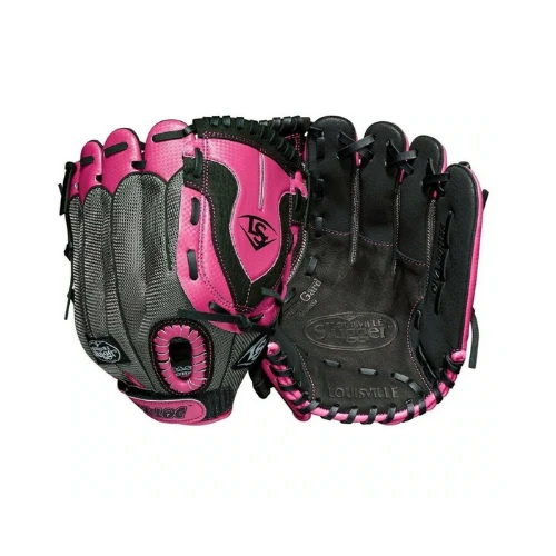 Equipment Louisville Slugger Diva Fastpitch Softball Glove (Youth) Black/Purple 1 Equipment Louisville Slugger Diva Fastpitch Softball Glove (Youth) Black/Purple